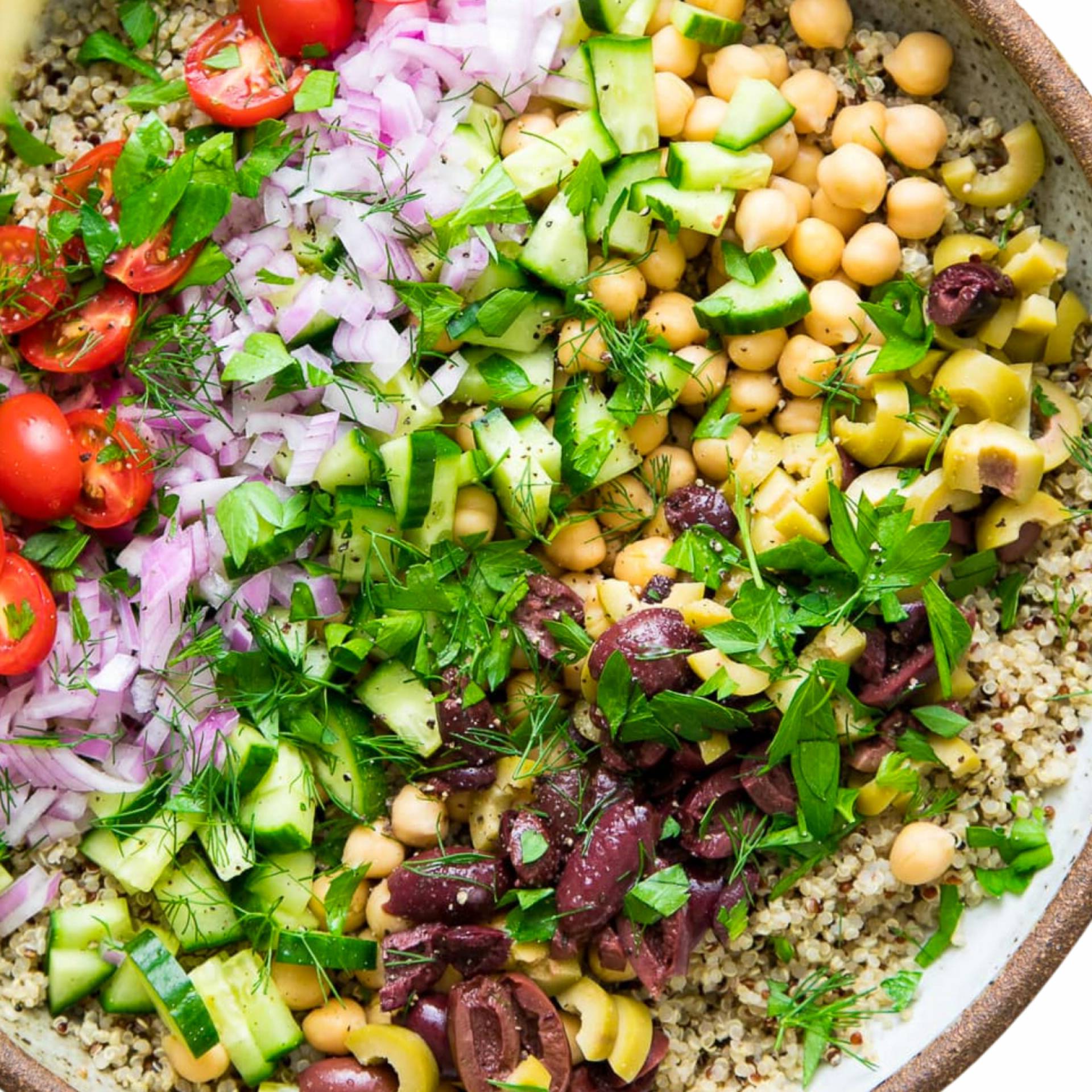 Greek Quinoa Bowl (Hot Ready to Eat)