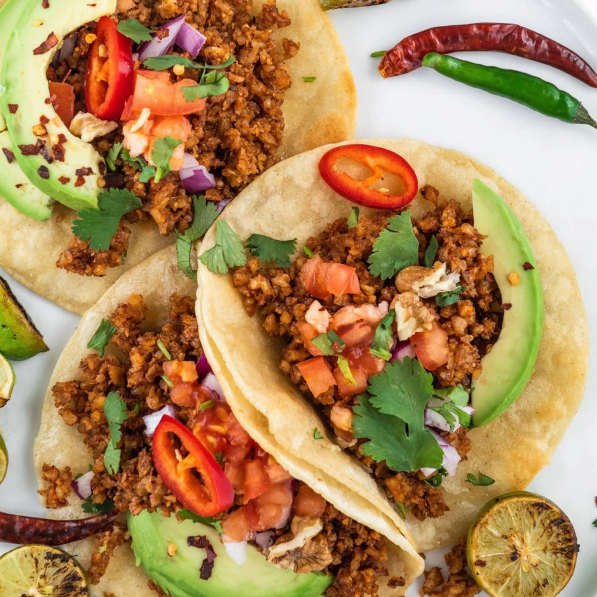 Plantbaed™ Walnut Meat Street Tacos (Hot Ready to Eat)